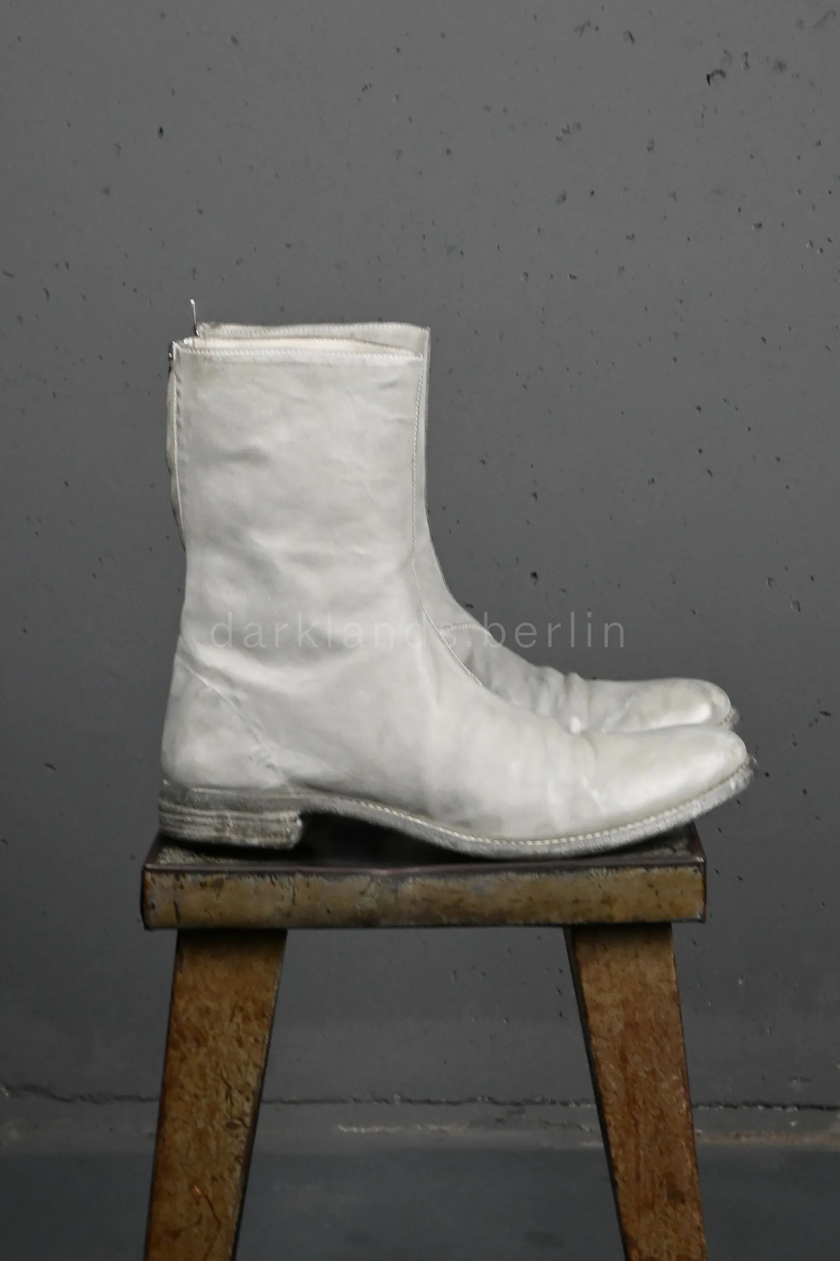 O. D. Lined Diagonal Zip Goodyear Boots | Carol Christian Poell 