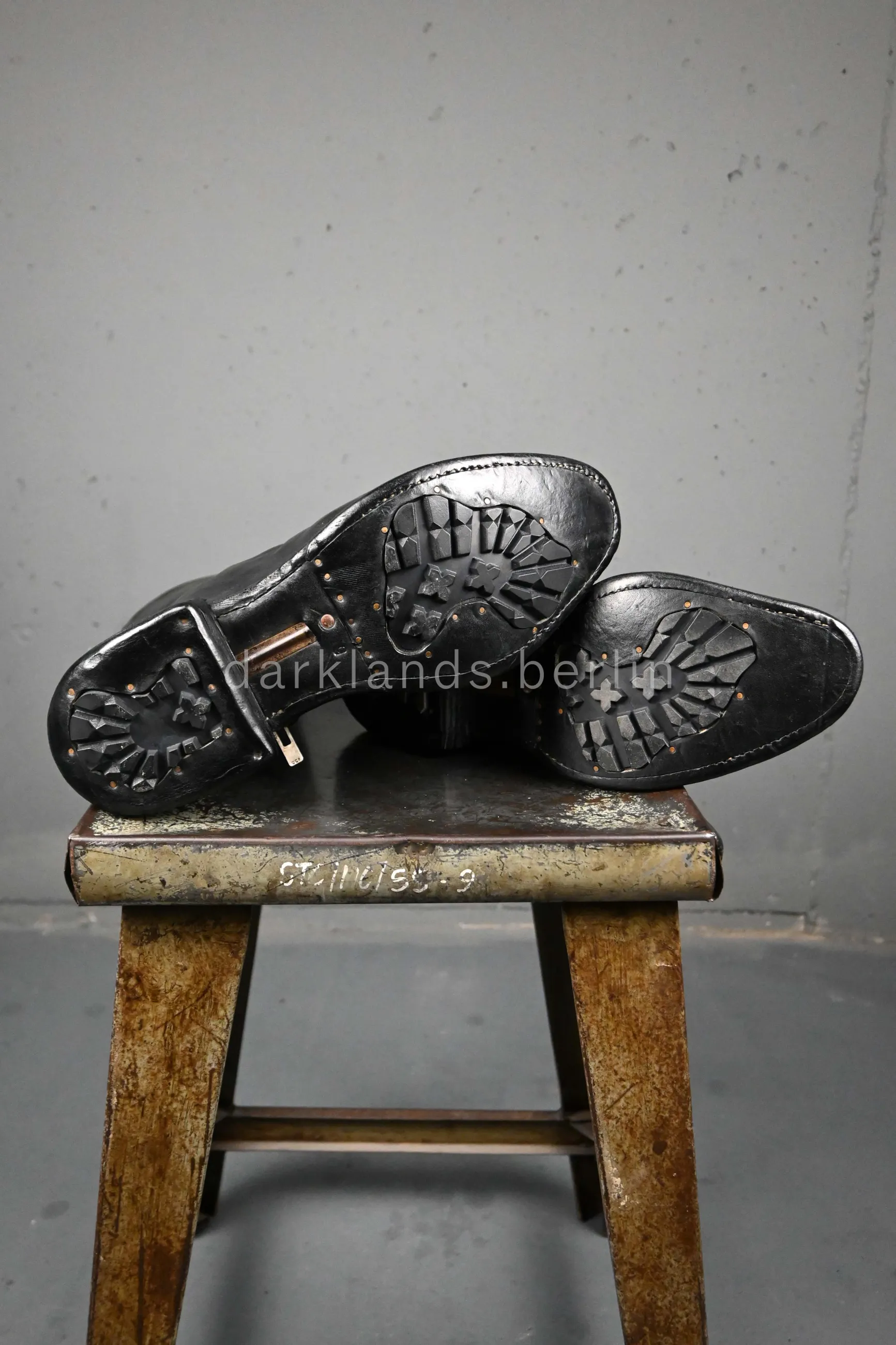 Object Dyed Goodyear Prosthetic Spur Biter Crimp Front Boots 