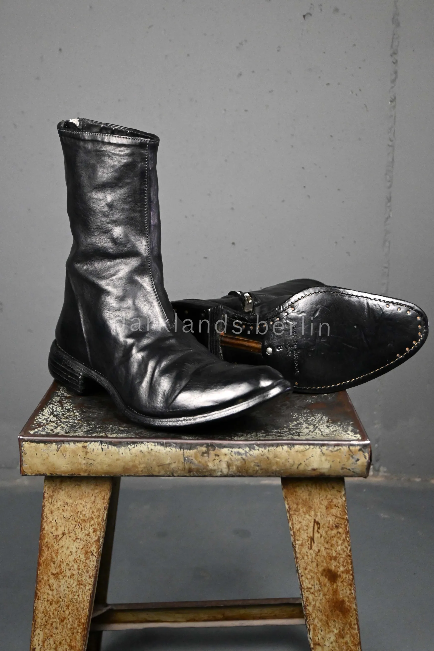 O. D. Lined Diagonal Zip 