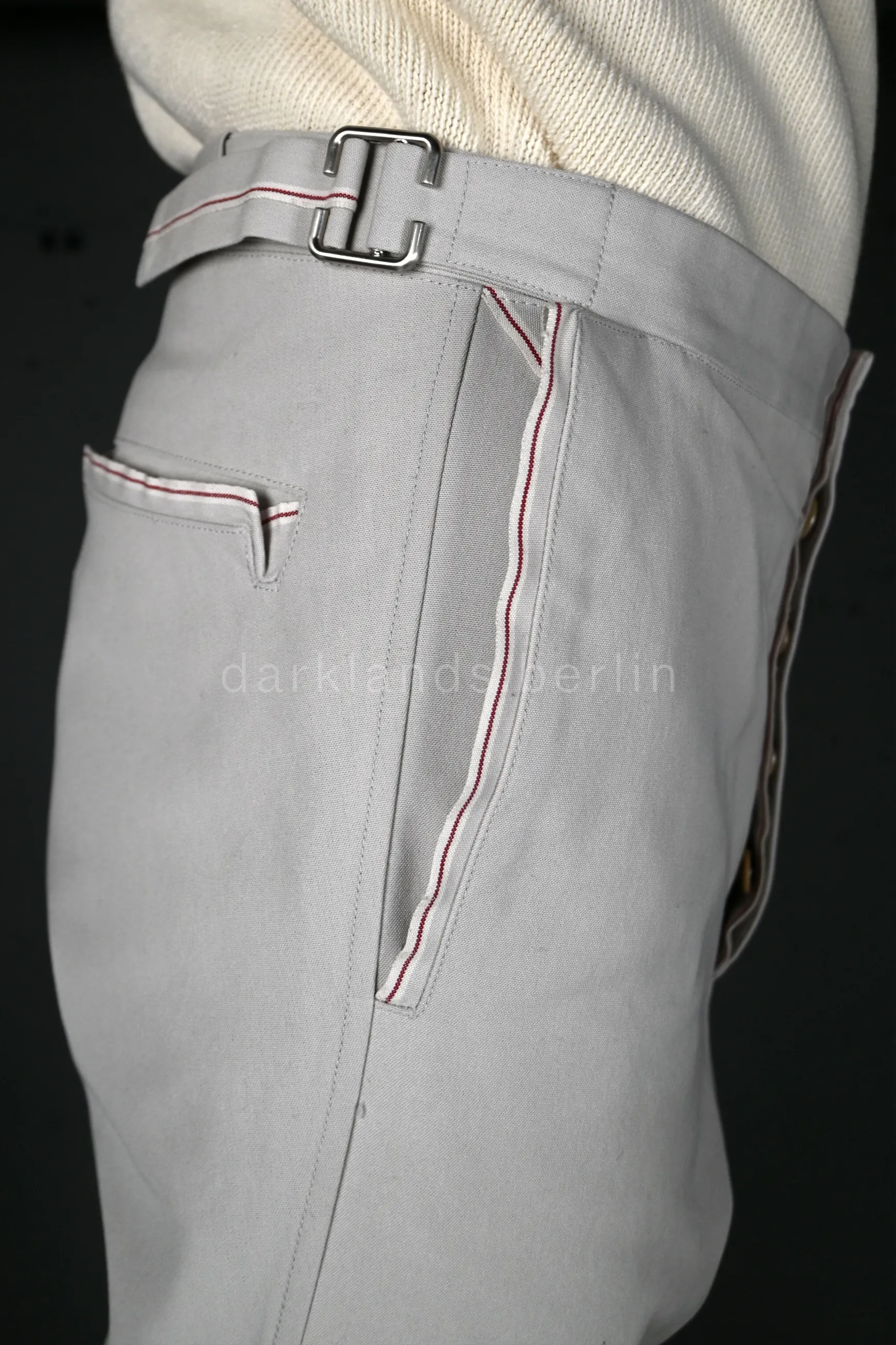 Self-Edge Tailored Low Crotch Trousers | Carol Christian Poell