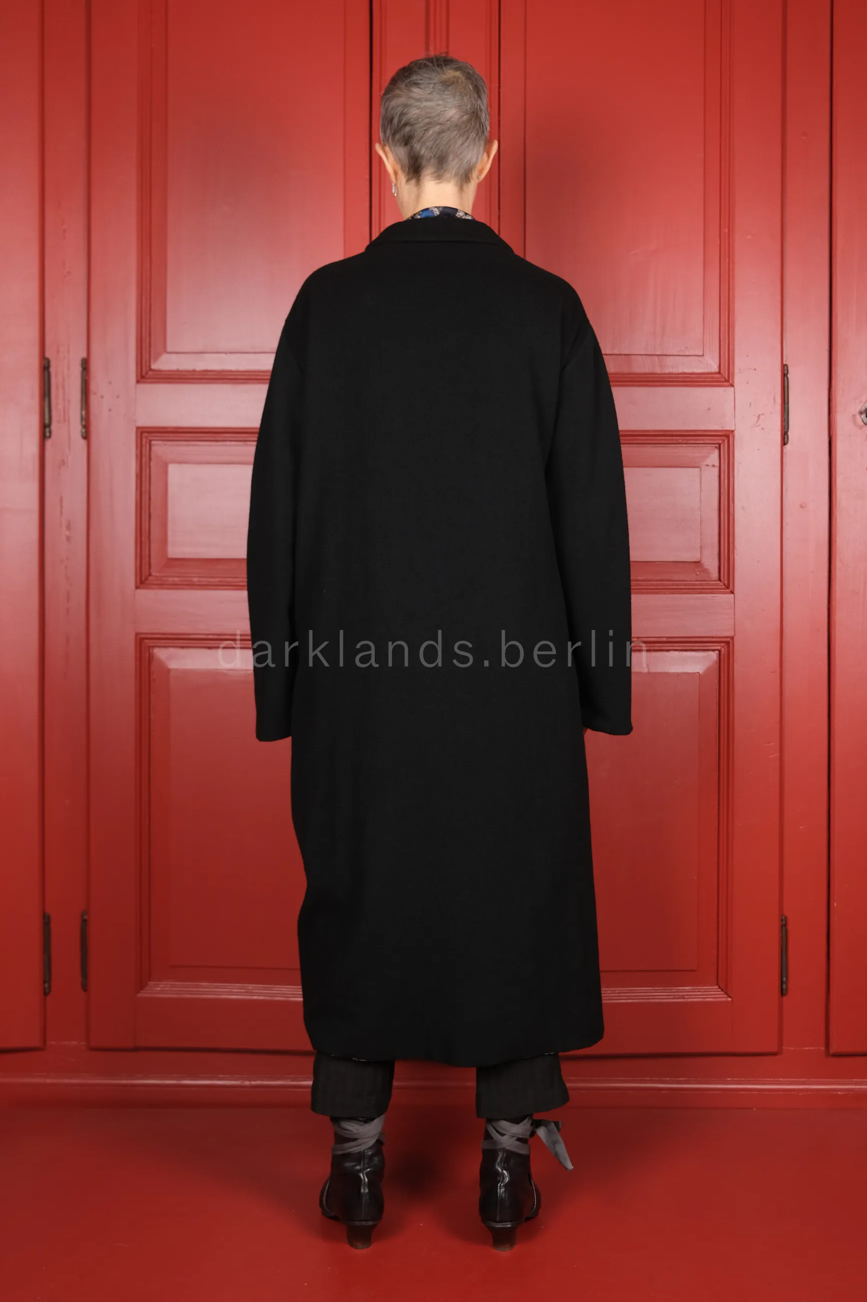Reversible Shorter-Length Cashmere Yak Kimono-Jacket | Geoffrey B 
